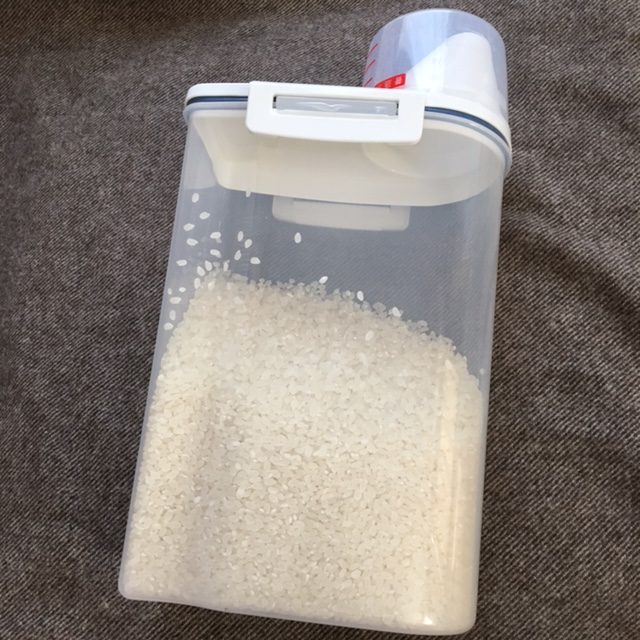 【評判】冷蔵庫で保存できる米びつならコレがおすすめ！アスベルの密閉米びつ２ｋｇを使ってみた感想。